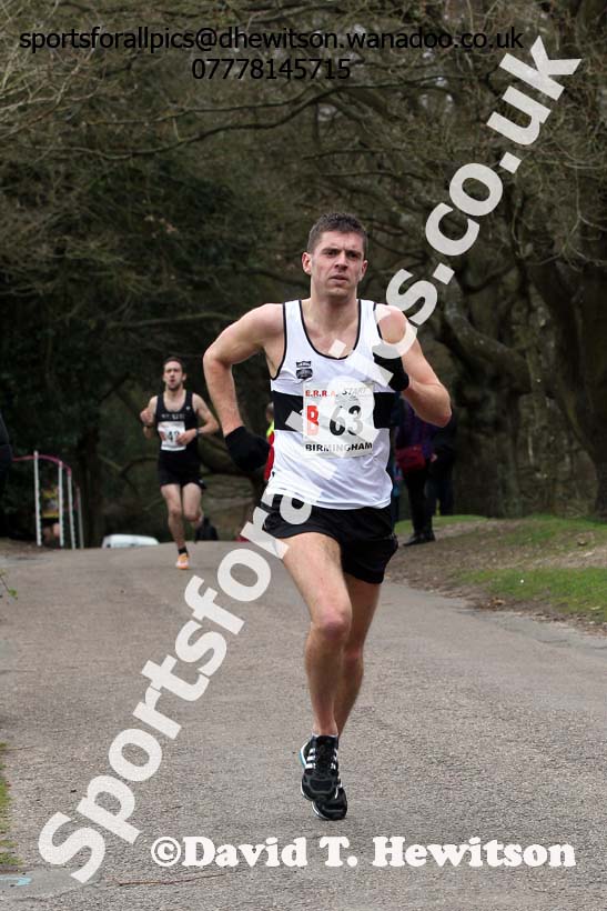 Marc Fenwick (Tyne Bridge) 2nd leg of the National 12 Stage Relay, National 12 and 6 Stage Relays, Sutton Park, Birmingham. Photo: David T. Hewitson/Sports for All Pics